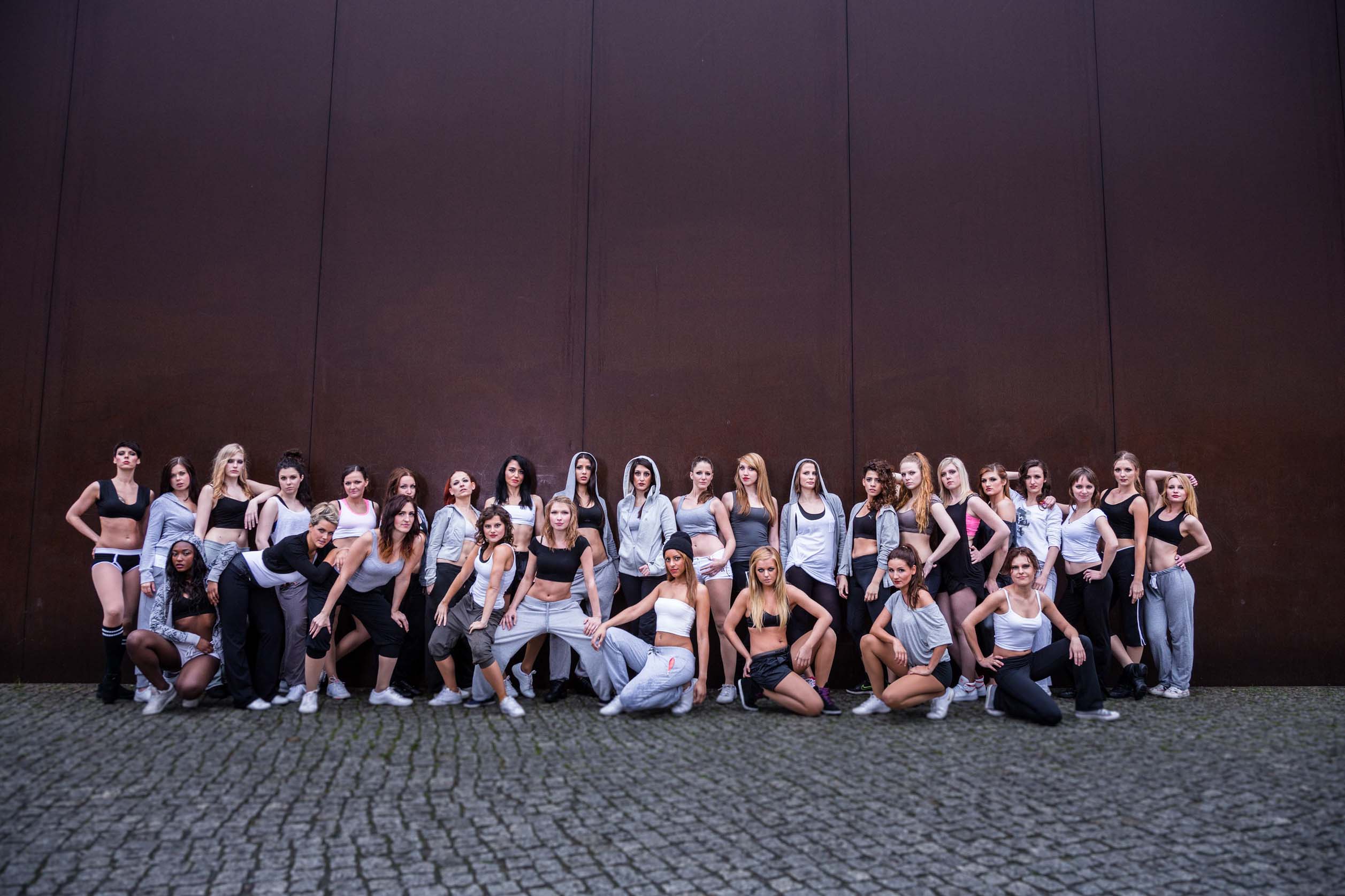 Foto der Cheerleader des Berlin Dance Teams